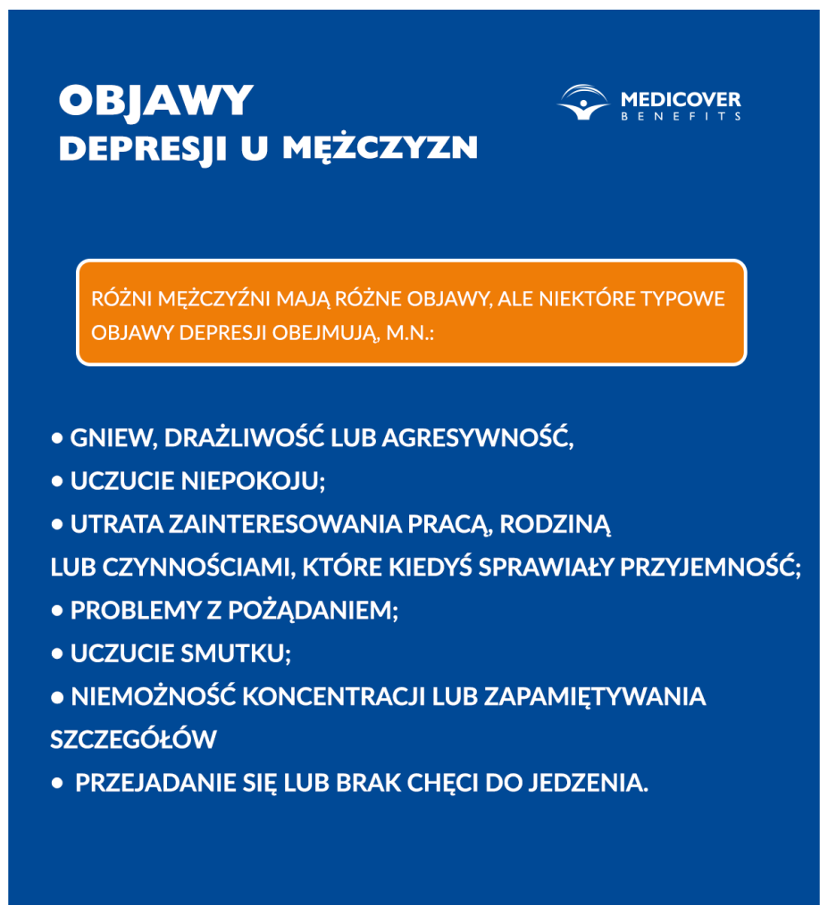 Objawy męskiej depresji
