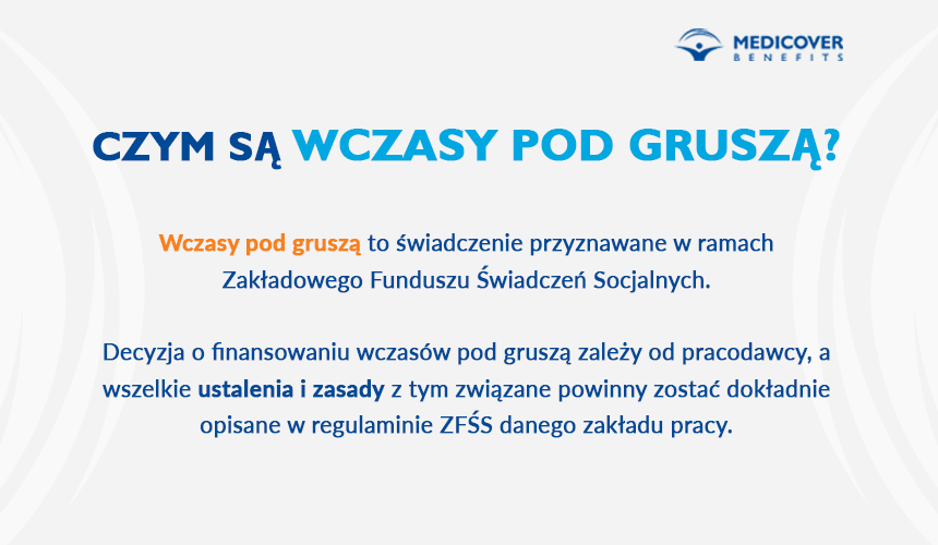 Czym są wczasy pod gruszą? Jest to świadczenie wypłacane w ramach zakładowego funduszu świadczeń socjalnych.