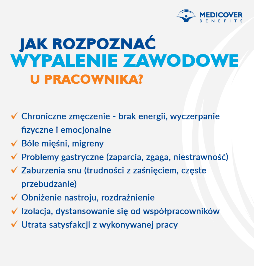 Pierwsze objawy wypalenia zawodowego to wyczerpanie fizyczne i emocjonalne, zaniedbywanie swoich obowiązków, brak satysfakcji z wykonywanej pracy.
